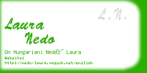 laura nedo business card